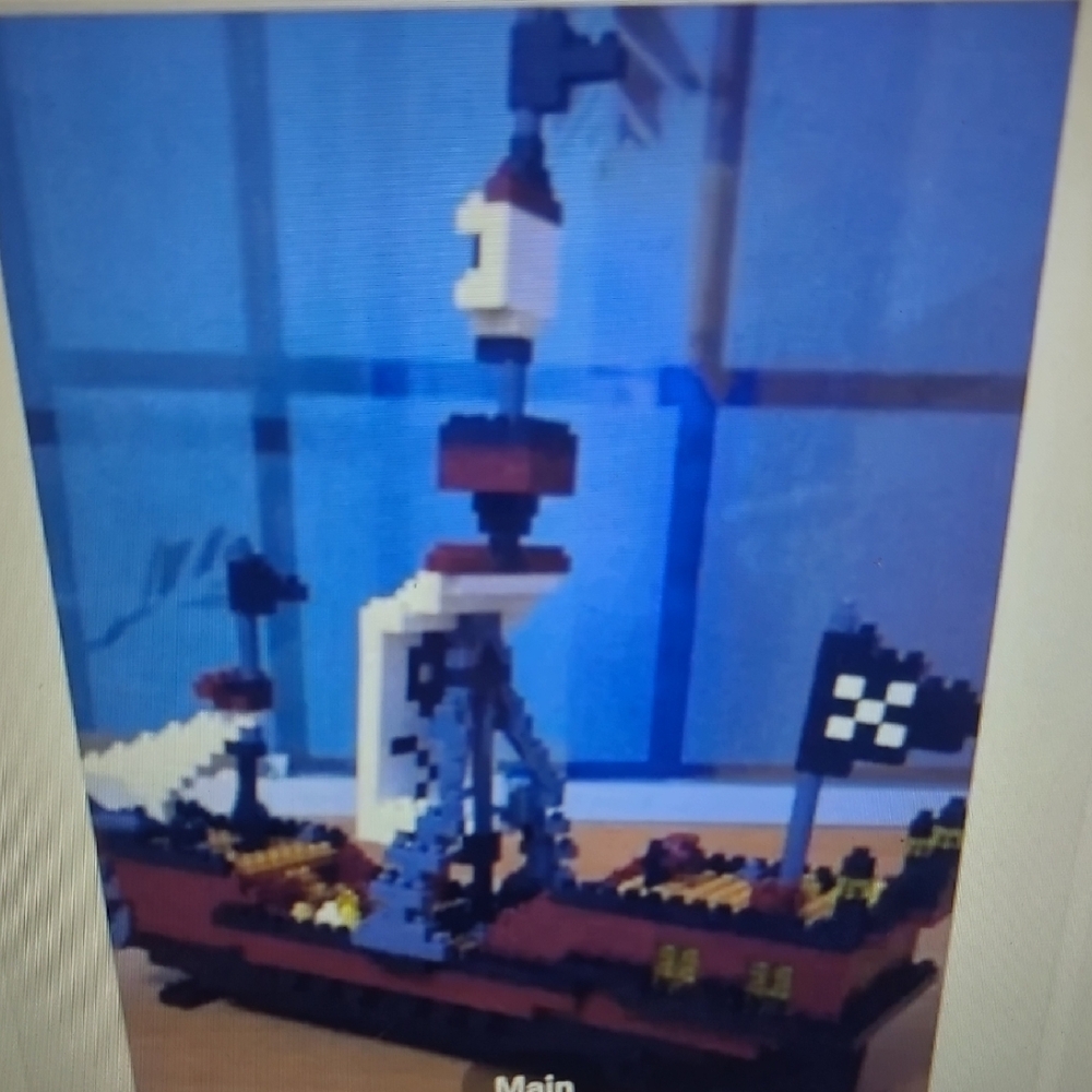 SHIP YZ-DIAMOND PIRATE SHIP Lego like pieces
